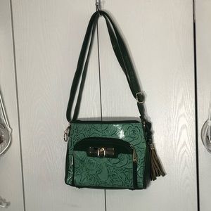 Green Purse (Over the shoulder)